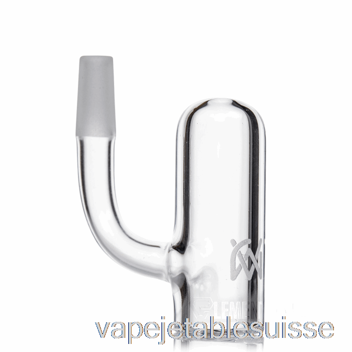 Vape Suisse Mj Arsenal 10mm Premium Quartz Démarreur Froid Goutte à Goutte Seau Banger Argent - Demi-soudure